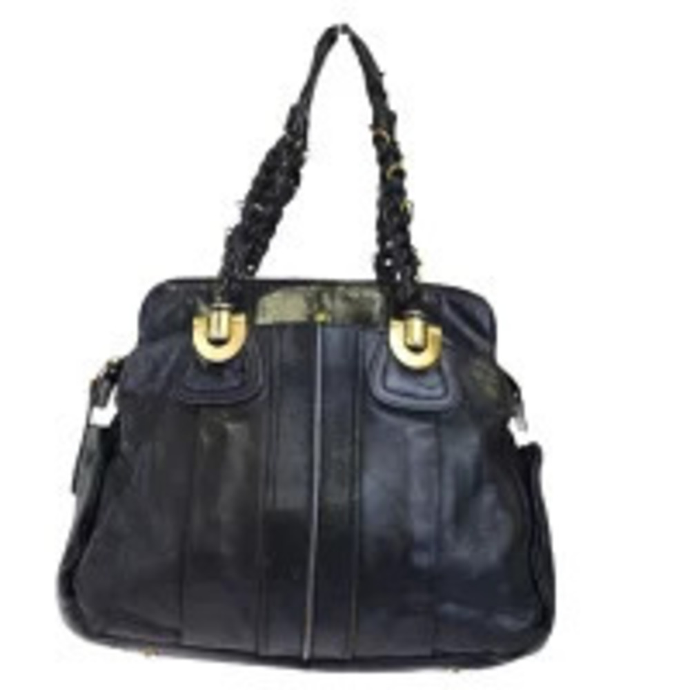 Chloe Eloise Shoulder Bag Black Leather